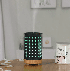 BOT Pametni difuzor arome SDM2 s motivom krugova - crni 100 ml