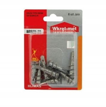 Wkret-Met Driva metalni tipli za gips ploče 8 kom 4-4,5x30mm