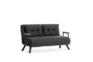 Atelier Del Sofa Dvosjed, Sando 2-Seater - Dark Grey