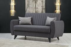 Atelier Del Sofa Dvosjed, Alkon - Dark Grey