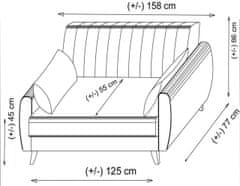 Atelier Del Sofa Dvosjed, Alkon - Tile Red