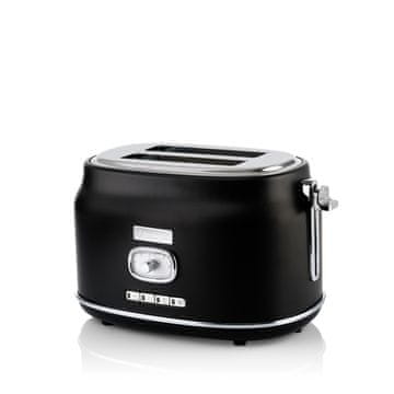 Westinghouse Retro Black 2 Slice toster