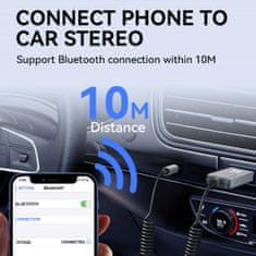 MG WTODB Bluetooth audio adapter 3.5mm jack, siva