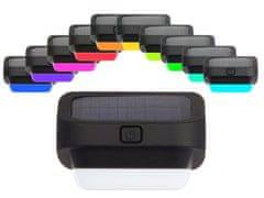 Verkgroup Solarni LED RGB dekorativni senzor zidne svjetiljke sumrak