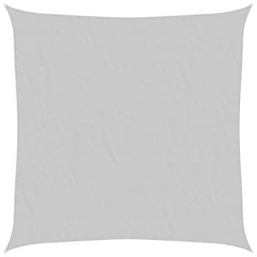 Vidaxl Jedro protiv sunca svjetlosivo 4x4 m od 100% poliestera Oxford