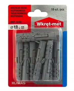 Wkret-Met Čahura za ekspanziju 10x60mm 10 kom