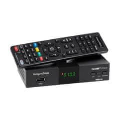 Krüger&Matz Univerzalni TV dekoder DVB-T2 prijemnik H.265 HEVC USB + Remote