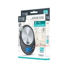 Teesa Digitalna mini LCD vaga za nakit osvijetljena 0,1-750g