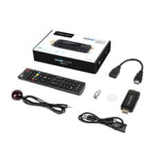 Krüger&Matz Universal Mini HDMI TV dekoder DVB-T2 H.265 HEVC USB + daljinski upravljač