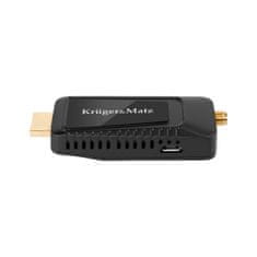 Krüger&Matz Universal Mini HDMI TV dekoder DVB-T2 H.265 HEVC USB + daljinski upravljač