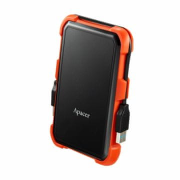 Apacer vanjski tvrdi disk 1TB AC630 USB 3.1 otporan na udarce crno/narančasti