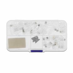 Delock mrežni tester + set alata od 3 dijela + konektori 86696