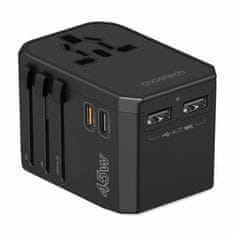 Choetech putni adapter + USB TypeC TypeA PD 45W punjač EU SAD UK AU PD6045