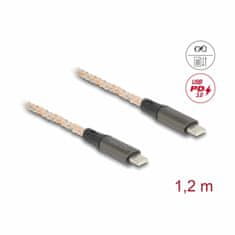 Delock USB kabel C-C 1,2 m 100 W 5 A PD LED crni 88288