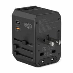 Choetech putni adapter + USB TypeC TypeA PD 45W punjač EU SAD UK AU PD6045