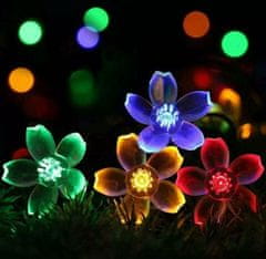 HOME & MARKER® Dekorativna LED rasvjeta na traci 3 m s cvjetnim motivom, višebojan, za unutarnje ukrase | DAISYGLOW