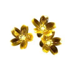 HOME & MARKER® Dekorativna LED rasvjeta na traci 3 m s cvjetnim motivom, žuta boja, za unutarnje ukrase | DAISYGLOW