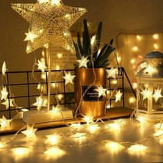 HOME & MARKER® LED traka, 6 m, u obliku zvijezda, dekorativna svjetla, vodootporna, za djecu i spavaću sobu | STARYGLOW