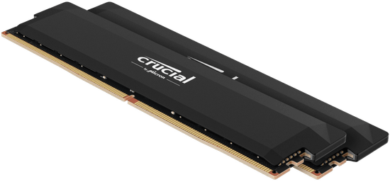 Crucial Pro Overclocking memorija (RAM), 32 GB (2x 16 GB komplet), DDR5, 6400 MHz, CL38, UDIMM (CP2K16G64C38U5B)