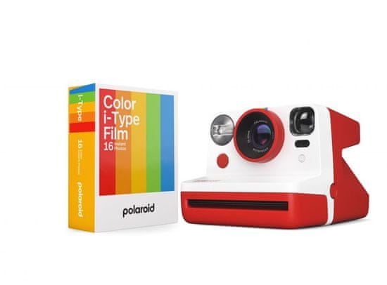 POLAROID Now 2 Everything Box instant fotoaparat, crvena