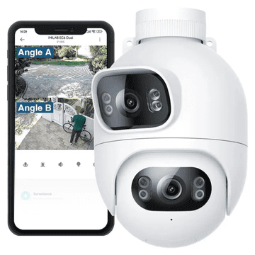 IMILAB Kamera IP Wi-Fi imilab EC6 Dual, Wi-Fi, 2k, IP66, vanjski, bijeli
