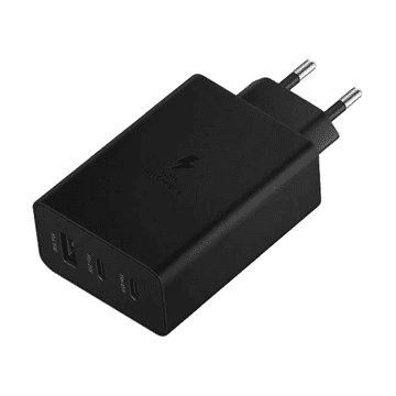 Rebel USB punjač s isporukom napajanja i brzim punjenjem 65 W crni, skupno