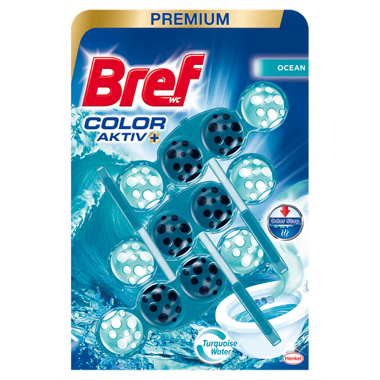 Bref sredstvo za čišćenje wc-a Turquoise Aktiv Ocean 3 x 50 g