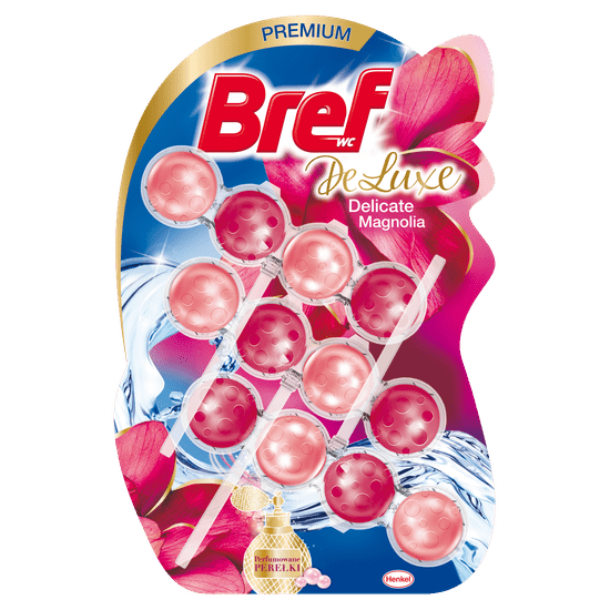Bref WC osvježivač DeLuxe, Magnolia, 3 x 50 g