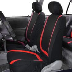 JOIRIDE® Univerzalne presvlake za auto sjedala, 8-dijelni set | CARFIT, crvena