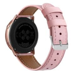 BStrap Leather Italy remen za Garmin Vivoactive 5, pink