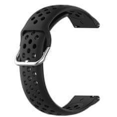 BStrap Silicone Dots remen za Garmin Vivoactive 5, black