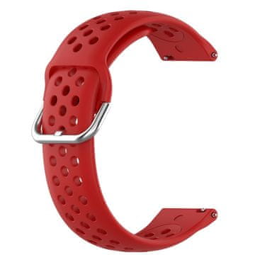 BStrap Silicone Dots remen za Garmin Vivoactive 5, red