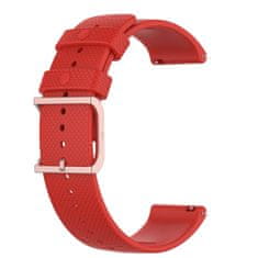 BStrap Silicone Rain remen za Garmin Vivoactive 5, red