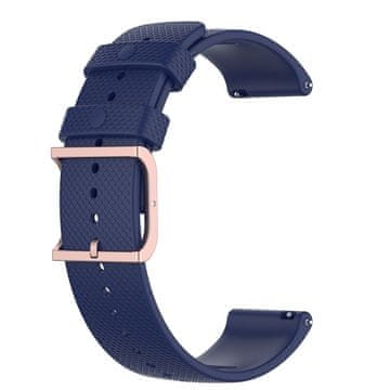 BStrap Silicone Rain remen za Garmin Vivoactive 5, dark blue