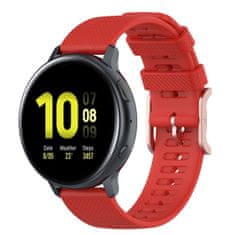 BStrap Silicone Rain remen za Garmin Vivoactive 5, red