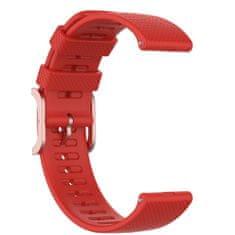 BStrap Silicone Rain remen za Garmin Vivoactive 5, red