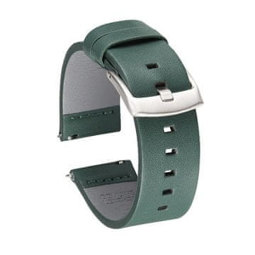 BStrap Fine Leather remen za Garmin Vivoactive 5, green