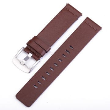 BStrap Fine Leather remen za Garmin Vivoactive 5, brown