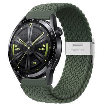 BStrap Elastic Nylon 2 remen za Garmin Vivoactive 5, olive green