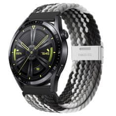 BStrap Elastic Nylon 2 remen za Garmin Vivoactive 5, black qiao