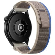 BStrap Velcro Nylon remen za Garmin Vivoactive 5, black gray