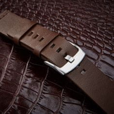 BStrap Fine Leather remen za Garmin Vivoactive 5, brown
