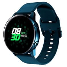 BStrap Silicone V2 remen za Garmin Vivoactive 5, azure blue