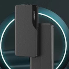 MG Eco Leather View preklopna maska za Samsung Galaxy S24 Plus, crno