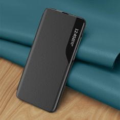 MG Eco Leather View preklopna maska za Samsung Galaxy S24 Plus, crno