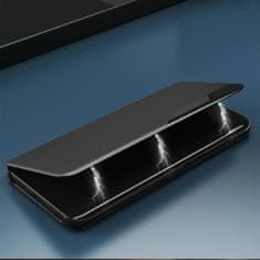 MG Eco Leather View preklopna maska za Samsung Galaxy S24 Plus, crno