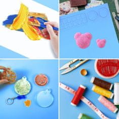 JOJOY® Višenamjenska silikonska podloga za kreativne aktivnosti (38x43 cm) | ARTMAT, plava