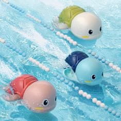 JOJOY® Set igračaka za kupanje 3x kornjače, plutajuće kupaonske igračke za bebe i djecu | TURTLITO