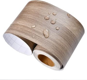 HOME & MARKER® Samoljepljiva dekoracija imitacija drva, PVC folija za zidove i vrata 5 m | DECORIM