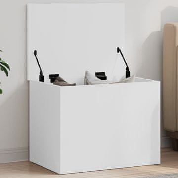 Vidaxl Komoda, bijela, 60x42x46 cm, materijal na bazi drva
